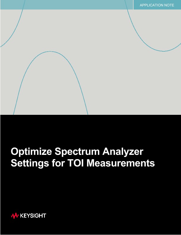 Optimize Spectrum Analyzer Settings for TOI Measurements