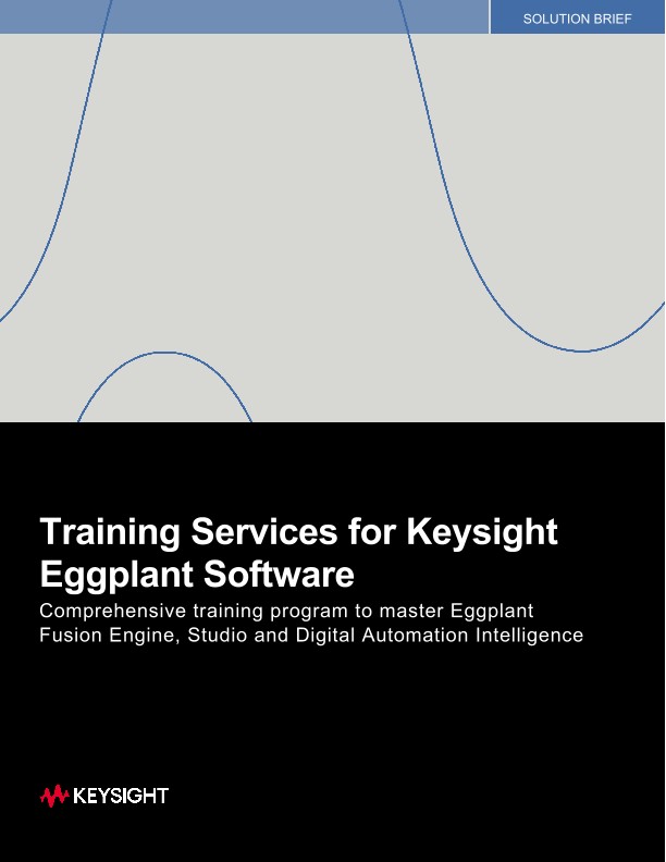 Training Services for Keysight Eggplant Software