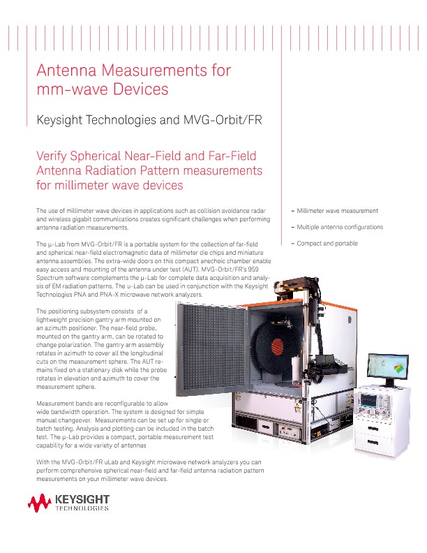 Antenna Measurements for mm-wave Devices