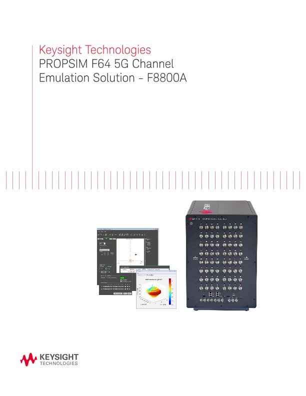 PROPSIM F64 5G Channel Emulation Solution - F8800A