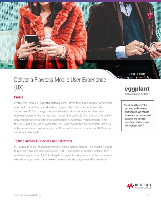 Deliver a Flawless Mobile User Experience (UX)