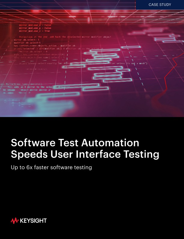 Software Test Automation Speeds User Interface Testing