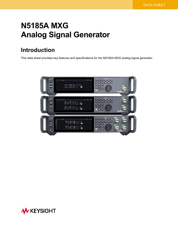 N5185A MXG Analog Signal Generator