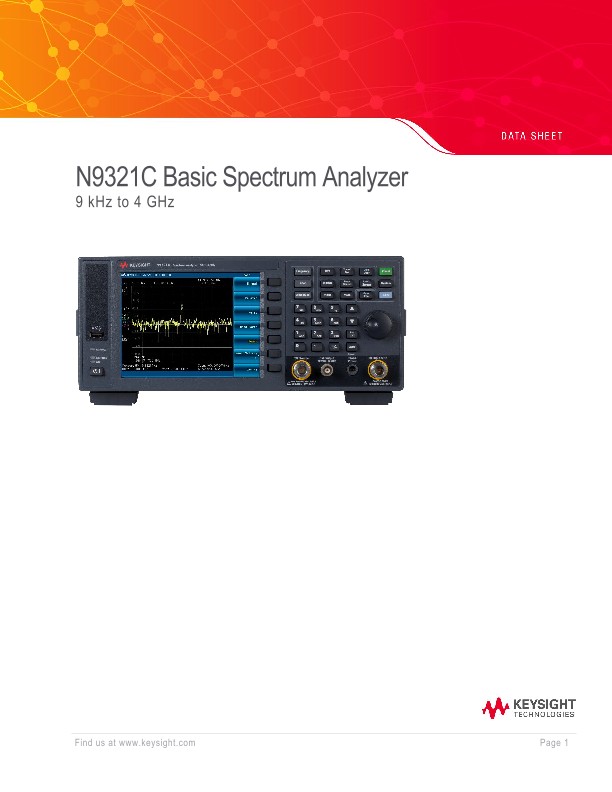 N9321C Basic Spectrum Analyzer