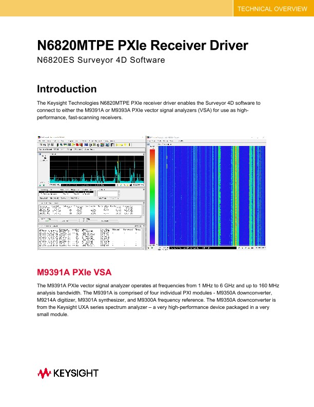 N6820MTPE PXIe Receiver Driver